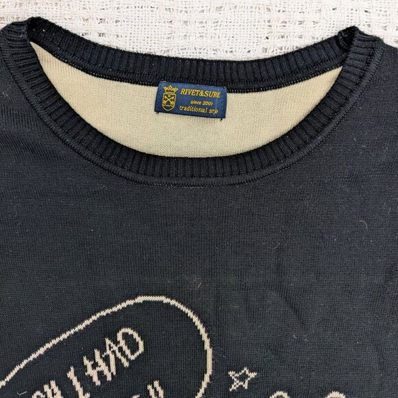 RIVET & SURGE Sweater Dress Cat and Bears Size M Japanese Brand - Picture 6 of 7